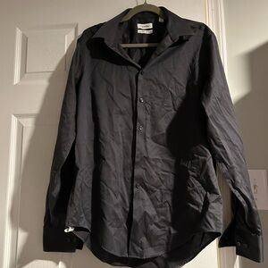 Calvin Klein Black Button Down Men’s Dress Shirt